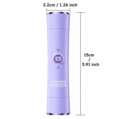 Rasuradora Eléctrica Femenina 2 en 1 para Rostro, Axilas, Piernas y Zona Íntima - LISVYRA™